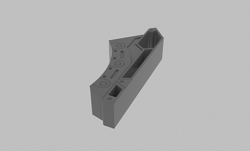 Modern parts up 3d model