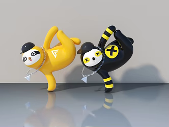 Doll ornaments 3d model