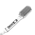 Professional Electric Heated Curling Hair Brush With Red Bristles Digital Display And Power Cord