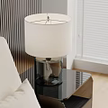 Table lamp combination table lamp bedside table 3d model