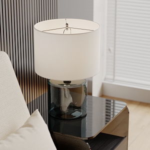 Table lamp combination table lamp bedside table 3d model