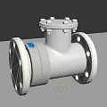Industrial Metal Pipe Fitting With Flange Connections And Bolted Cover