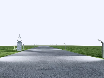 Modern landscape lamp 3d model Modern landscape lamp 3d model