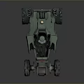 Self-made armed car modified car modified car chariot doomsday car self-made car self-made car modified car 3d model