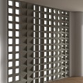 Cement brick partition hollow 3d model