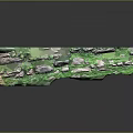 Wood And Stone Interior Decorative Elements With Natural Material Texture And Patterns