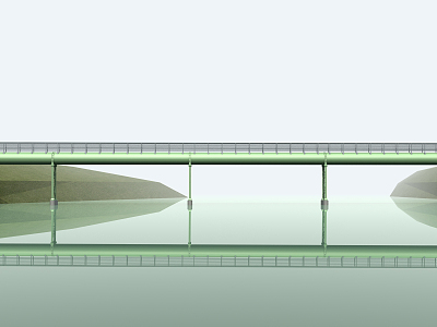 Modern pipeline plant pipeline model