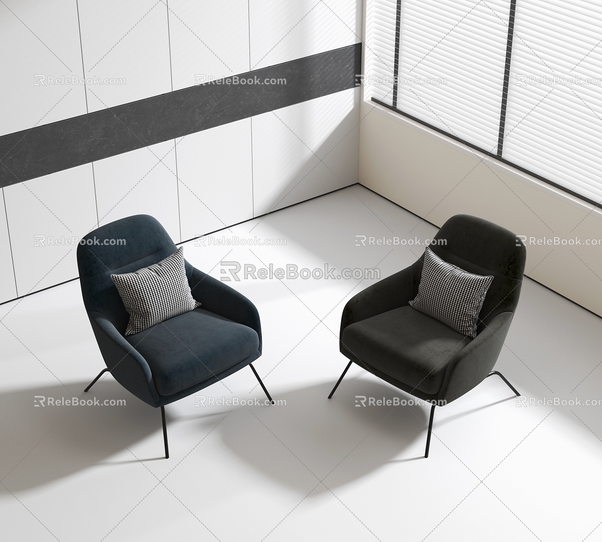 single chair 3d model