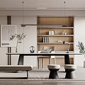 Modern study 3d model
