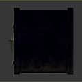 Commercial Safe With Secure Lock Dark Blue Exterior And Rustic Design For Business Security