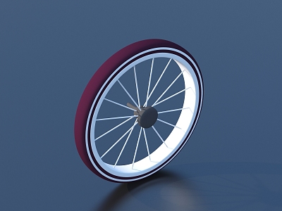 Wheel hub wheel tire 3d model