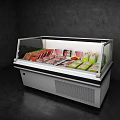 Modern Freezer Open Freezer 3d model