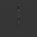 Long Range Sniper Weapon With Precision Scope Long Barrel And Tactical Military Design 3d model