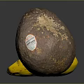 Orange Banana Mango Fruit Cantonese Citrus Items 3d model