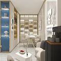 SAPPHIYOO Luxury Jewelry Store With Modern Display Counters And Elegant Interior Lighting
