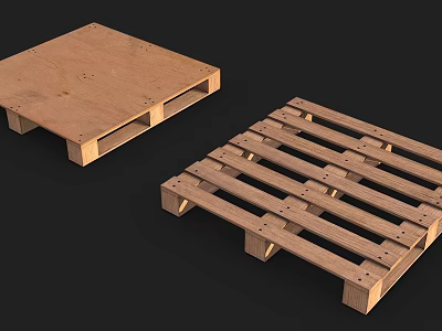 Industrial Wooden Pallets Heavy Duty For Shipping Storage And Warehouse Logistics 3d model