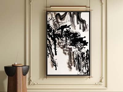 Modern Middle Ancient Style Decorative Painting 3d model