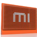 Orange Check-in Board With Many Orange Balls And White MI Logo Design