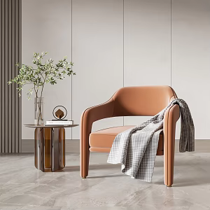 Modern sofa chair single sofa combination 3d model
