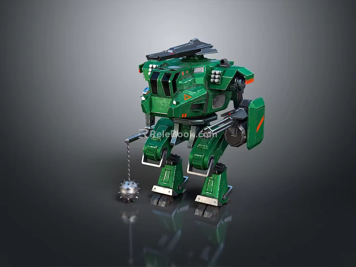 Mech Warrior Mech Soldier Machine Battlearm Mechanical Battlearm Machine Fighter Robot 3d model