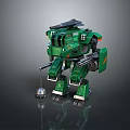 Mech Warrior Mech Soldier Machine Battlearm Mechanical Battlearm Machine Fighter Robot 3d model