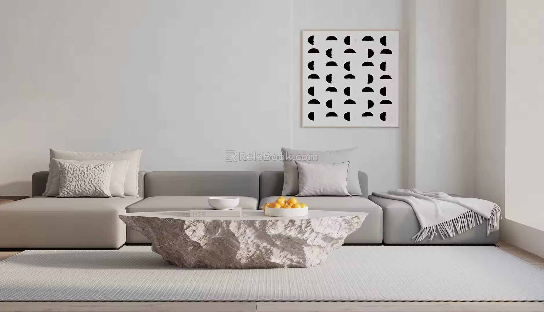 Modern Multiplayer Sofa 3d model