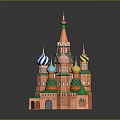 Commercial Display Equipment With Colorful Dome Architectural Model Design