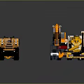 Modern Industrial Construction Machinery With Concrete Mixer Truck Excavator Loader And Dump Truck