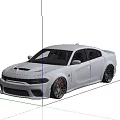 White Sporty Sedan With Sleek Exterior And Black Alloy Wheels In Modern Indoor Studio