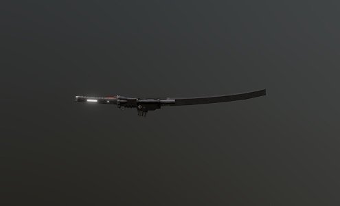 High Frequency Village Rain Blade 3d model