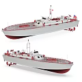 Modern Frigate Small Frigate 3d model