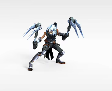 Shadow Fist Akali 3d model