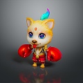 Fox Cartoon Fox Small Fox Cartoon Characters Cartoon Animals Cartoon Small Animals Game Characters 3d model