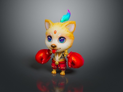 Fox Cartoon Fox Small Fox Cartoon Characters Cartoon Animals Cartoon Small Animals Game Characters 3d model