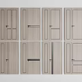 Wooden Double Door Design With Various Styles For Interior Home Decoration