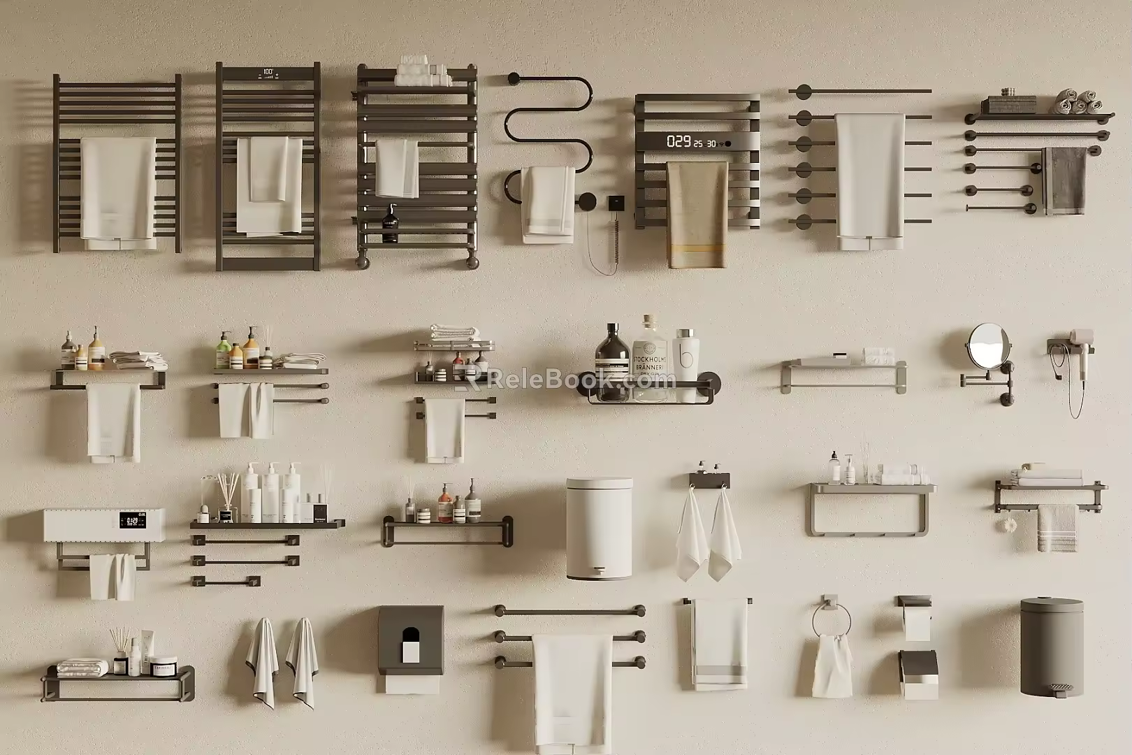 Towel rack 3d model