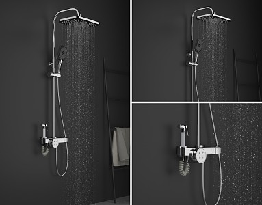 Modern Shower 3d model