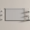 Projection projection curtain 3d model