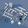 Essential Household Plumbing Supplies With Pipes Valves Faucets Fittings Hoses And Connectors