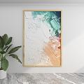 modern abstract painting 3d model