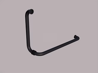 Modern Door Handle Bathroom Glass Door Metal Handle Nail Hook Table Lamp Mike 3d model