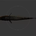 Dark Scaled Snakehead Fish Swimming With Open Mouth In Aquatic Habitat