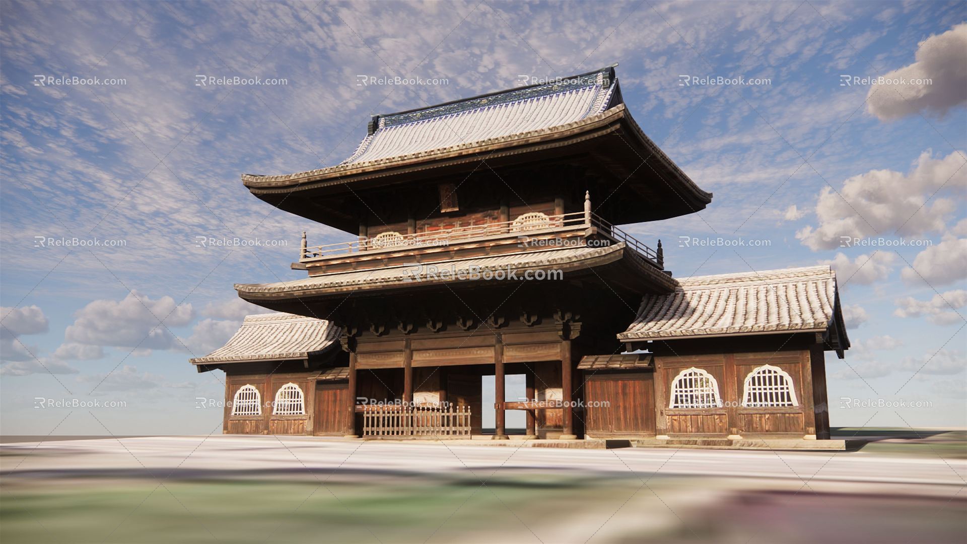 Chinese ancient building 3d model