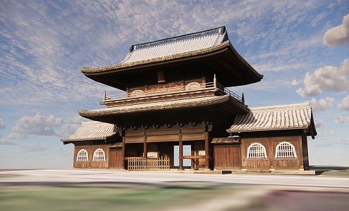 Chinese ancient building 3d model