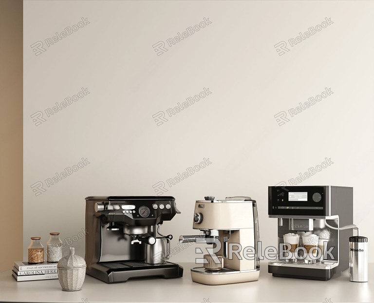 Modern coffee machine beverage combination model