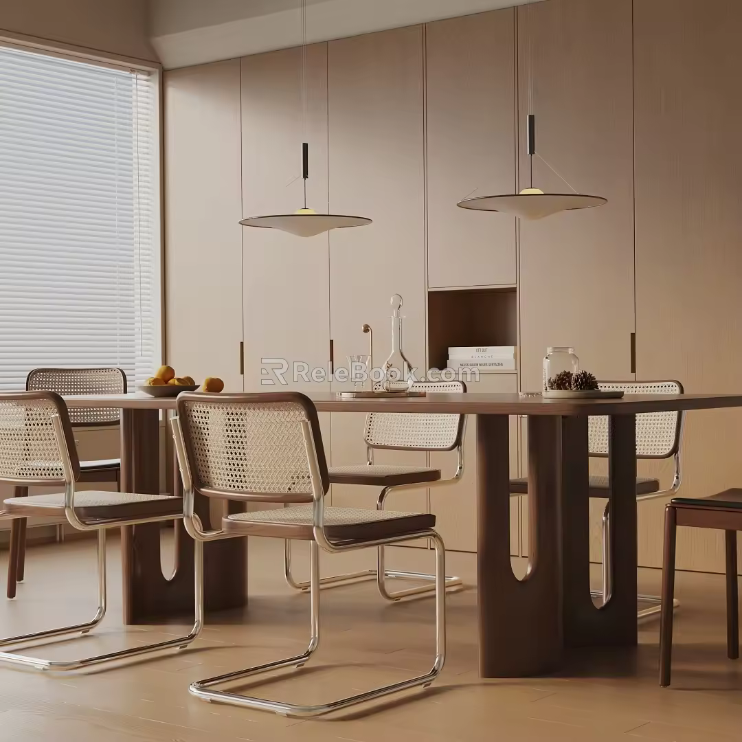 Modern table combination 3d model