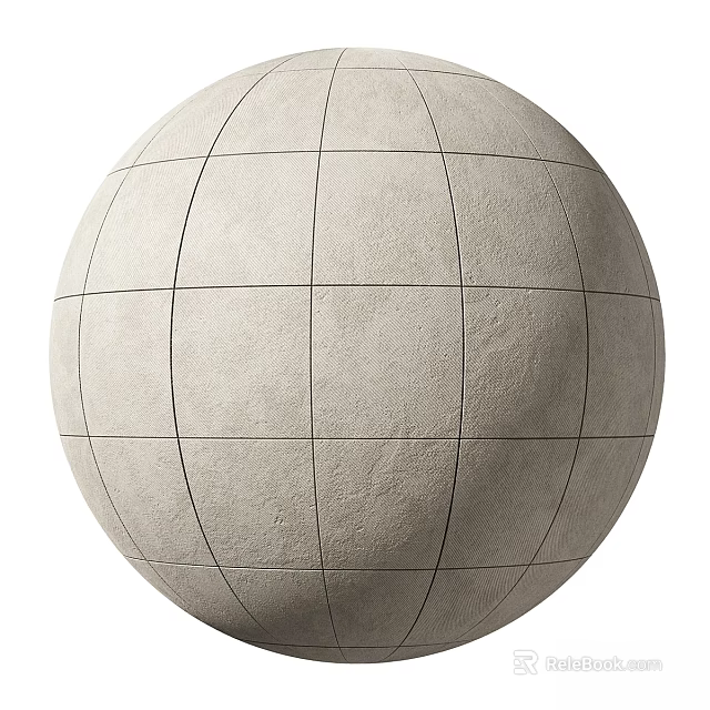 Spherical Components with Grid Pattern Surface and Segmented Geometric Structure Details 3d model 