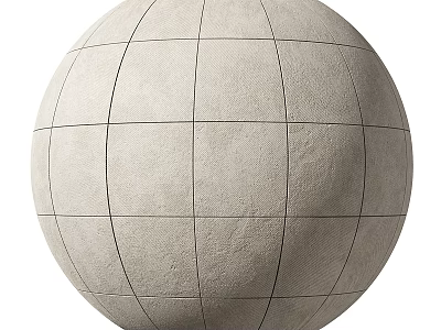 Spherical Components with Grid Pattern Surface and Segmented Geometric Structure Details 3d model
