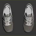 Light Gray New Balance Sneakers With White Laces And Logo For Daily Lifestyle