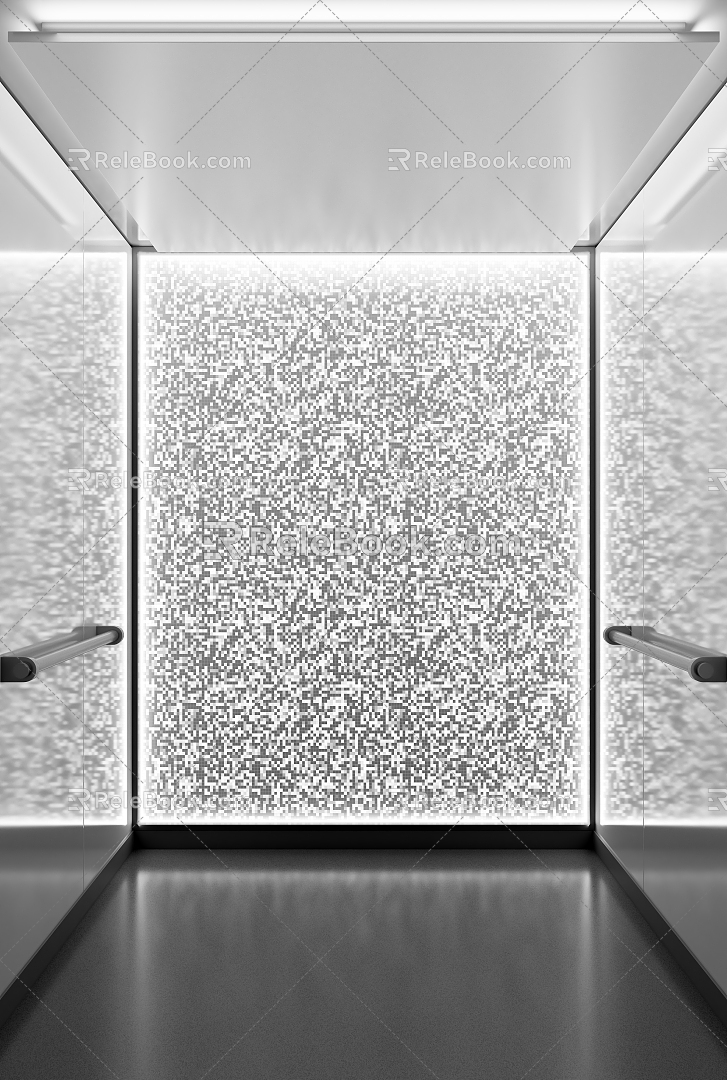 Modern Elevator Car Elevator 3d model